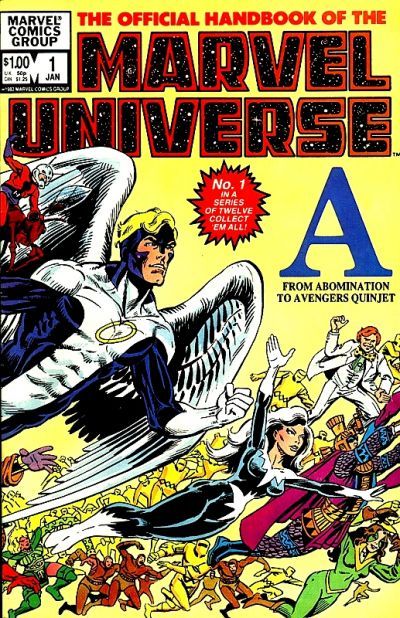 The Official Handbook of the Marvel Universe #1 Comic