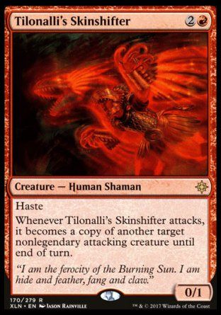 Tilonalli's Skinshifter (Ixalan) Trading Card