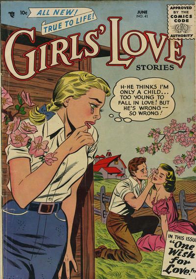 Girls' Love Stories #41 Comic