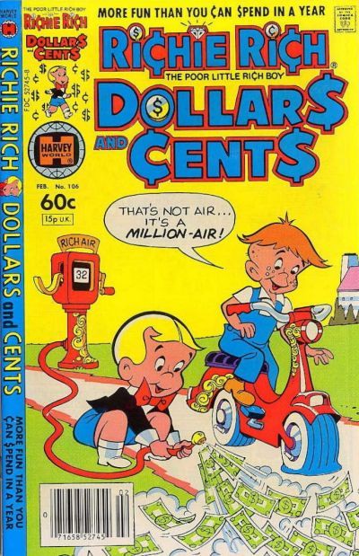 Richie Rich Dollars and Cents #106 Comic