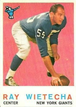 Ray Wietecha 1959 Topps #99 Sports Card
