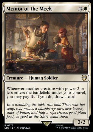 Mentor of the Meek (The Lord of the Rings Commander Decks) Trading Card