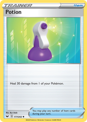 Potion (Trainer: Item) (177/202) - Sword & Shield (Reverse Holo)