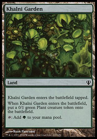 Khalni Garden (Archenemy - decks) Trading Card