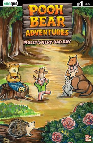Pooh Bear Adventures Piglets Very Bad Day 1 Cvr A Tessa Rose comic cover