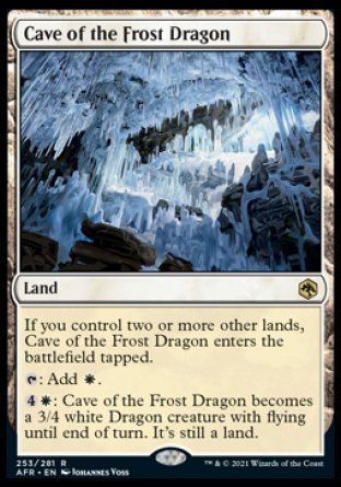 Cave of the Frost Dragon (Dungeons & Dragons: Adventures in the Forgotten Realms) Trading Card