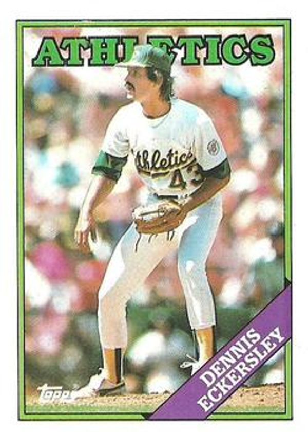 Sold at Auction: Dennis Eckersley all star baseball card