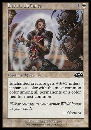 Heroic Defiance (Planeshift) Trading Card