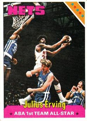 Julius Erving 1975 Topps #300