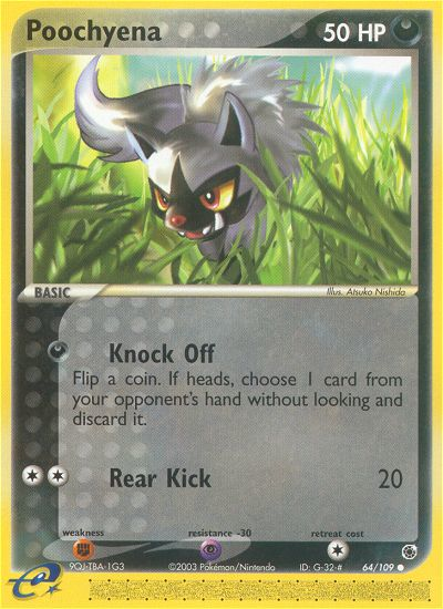 Poochyena (64/109) - Ruby & Sapphire Pokémon Card