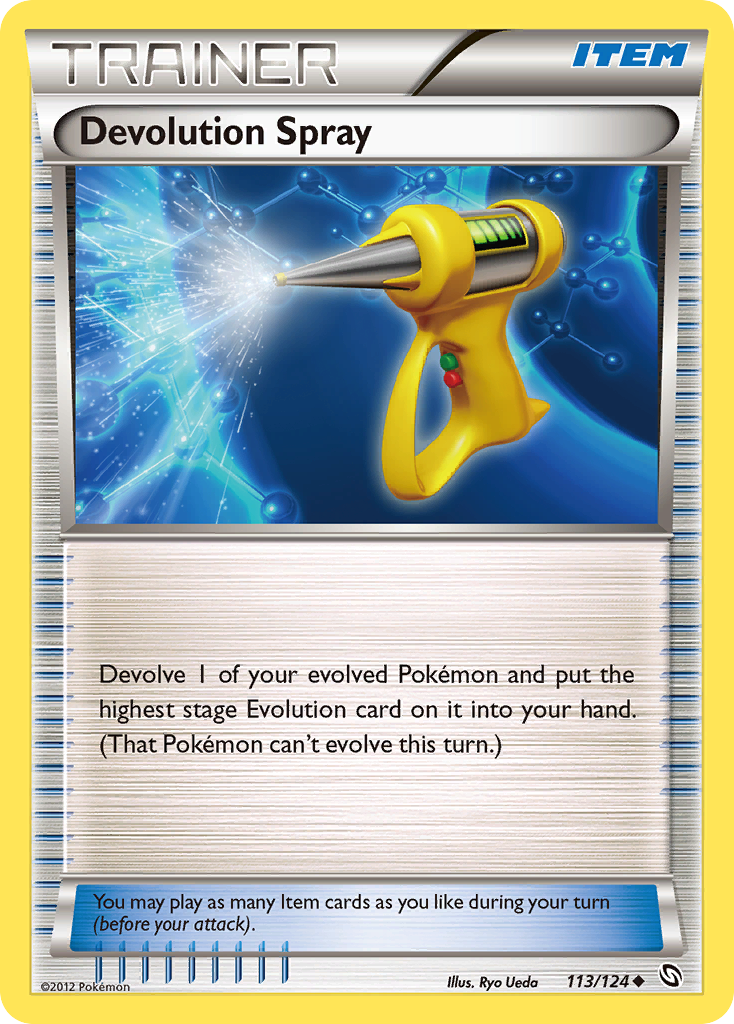 Devolution Spray (Trainer: Item) (113/124) - Dragons Exalted Pokémon Card