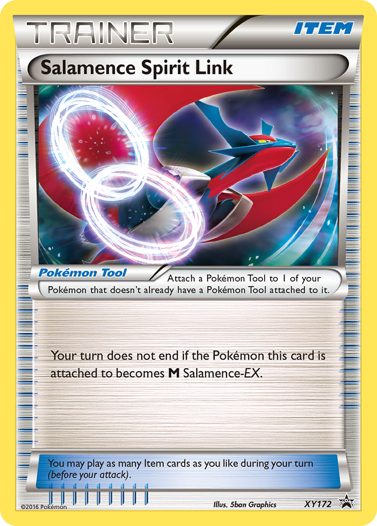 Salamence Spirit Link (XY172) - XY Black Star Promos Pokémon Card