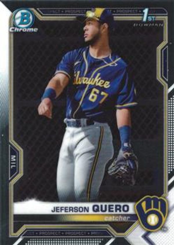 Jeferson Quero 2021 Bowman Chrome - Prospects Baseball #BCP-181