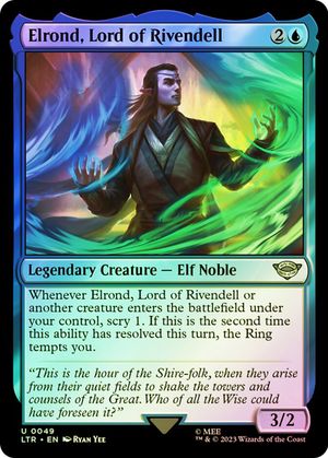 Elrond, Lord of Rivendell (The Lord of the Rings - Foil)