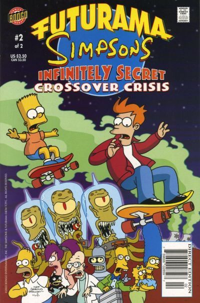 Futurama Simpsons Infinitely Secret Crossover Crisis #2 Comic