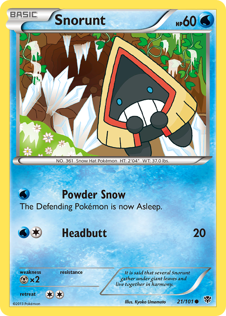 Snorunt (21/101) - Plasma Blast Pokémon Card