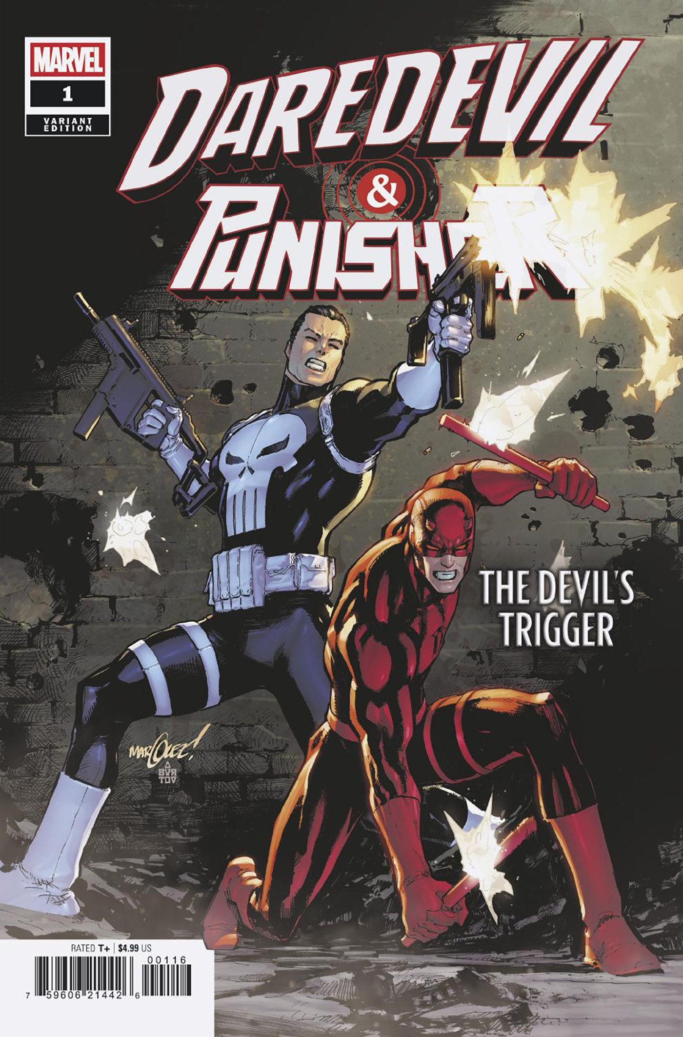 Daredevil/Punisher: The Devil's Trigger #1 (David Marquez Variant) Comic