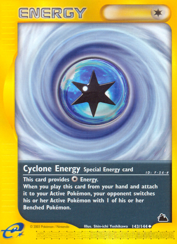 Cyclone Energy (143/144) - Skyridge Pokémon Card