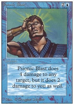 Psionic Blast (Unlimited) Trading Card