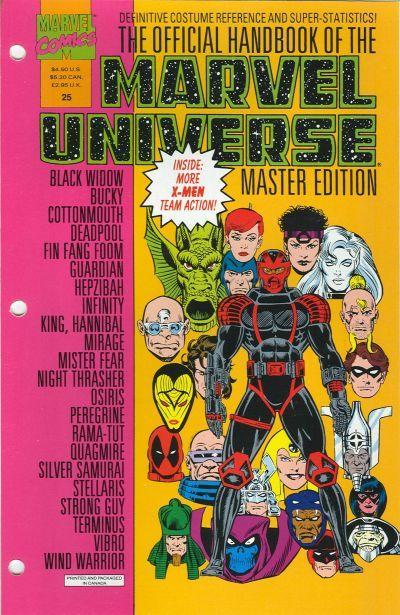 Official Handbook of the Marvel Universe Master Edition #25 Comic