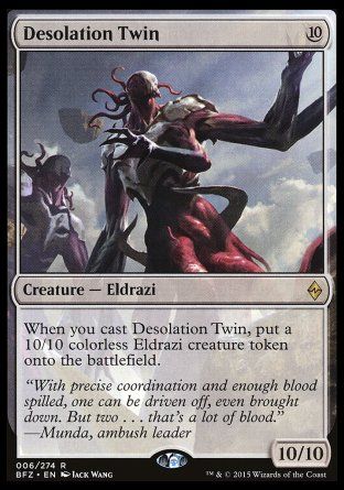 Desolation Twin (Battle for Zendikar) Trading Card