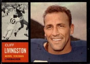 Cliff Livingston 1962 Topps #99 Sports Card