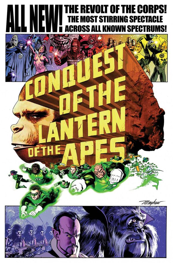 Planet of the Apes / Green Lantern #4 (10 Copy Cover Mayhew Movie Variant)