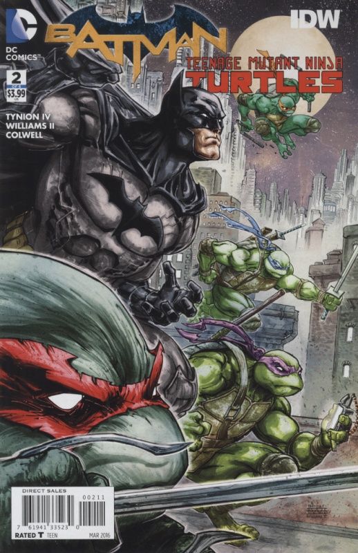 Batman Teenage Mutant Ninja Turtles #2 Comic