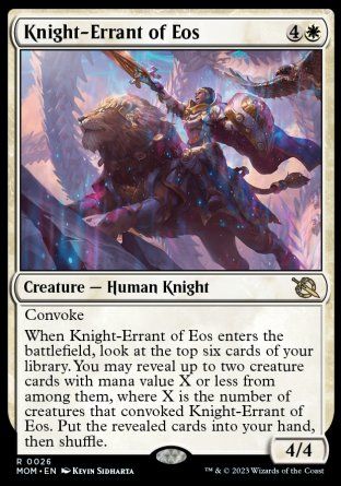 Knight-Errant of Eos (March of the Machine) Trading Card