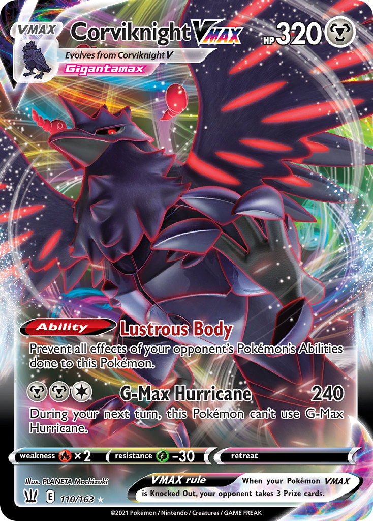 Corviknight VMAX (110/163) - Battle Styles Pokémon Card