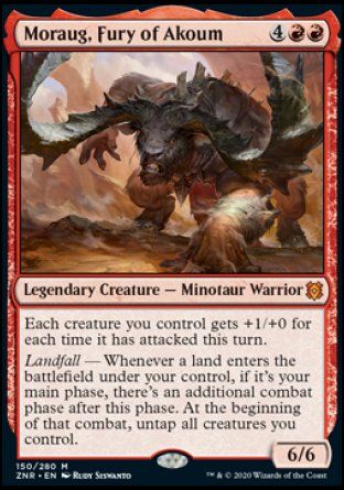 Moraug, Fury of Akoum (Zendikar Rising) Trading Card