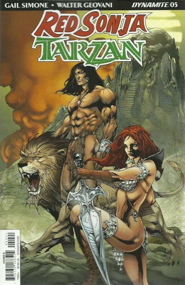 Red Sonja/Tarzan #5 (Cover D Castro Sub Variant)