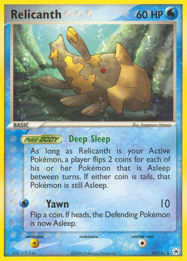 Relicanth Pokémon Card