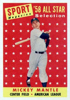 1958 Topps Baseball Sports Card