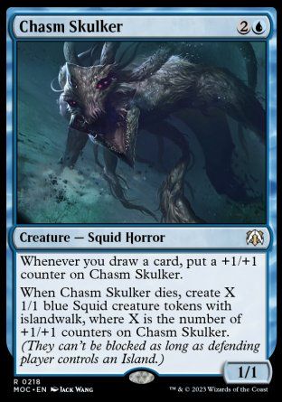 Chasm Skulker (March of the Machine Commander Decks) Trading Card