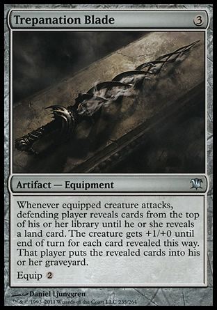 Trepanation Blade (Innistrad) Trading Card