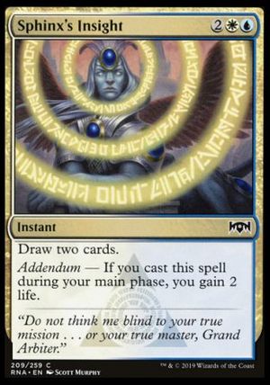 Sphinx's Insight (Ravnica Allegiance)