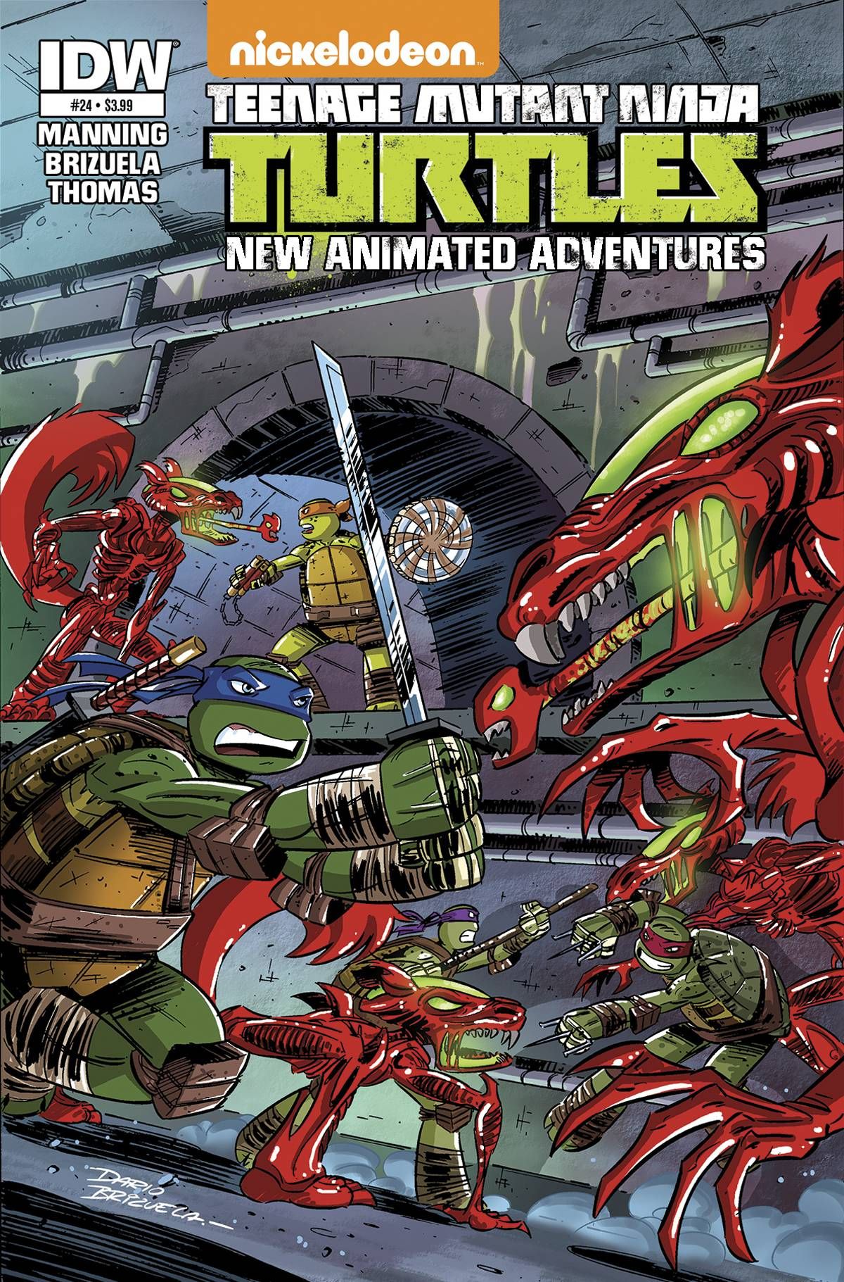 TMNT: New Animated Adventures #24 Comic