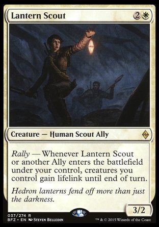 Lantern Scout (Battle for Zendikar) Trading Card