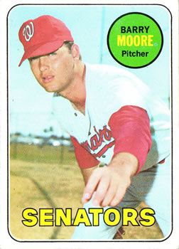 Barry Moore 1969 Topps #639 Sports Card