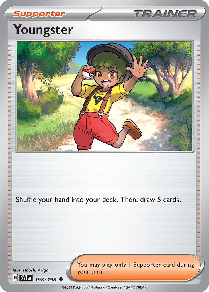 Youngster (198/198) - Scarlet & Violet Pokémon Card