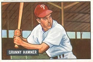 Granny Hamner 1951 Bowman #148 Sports Card