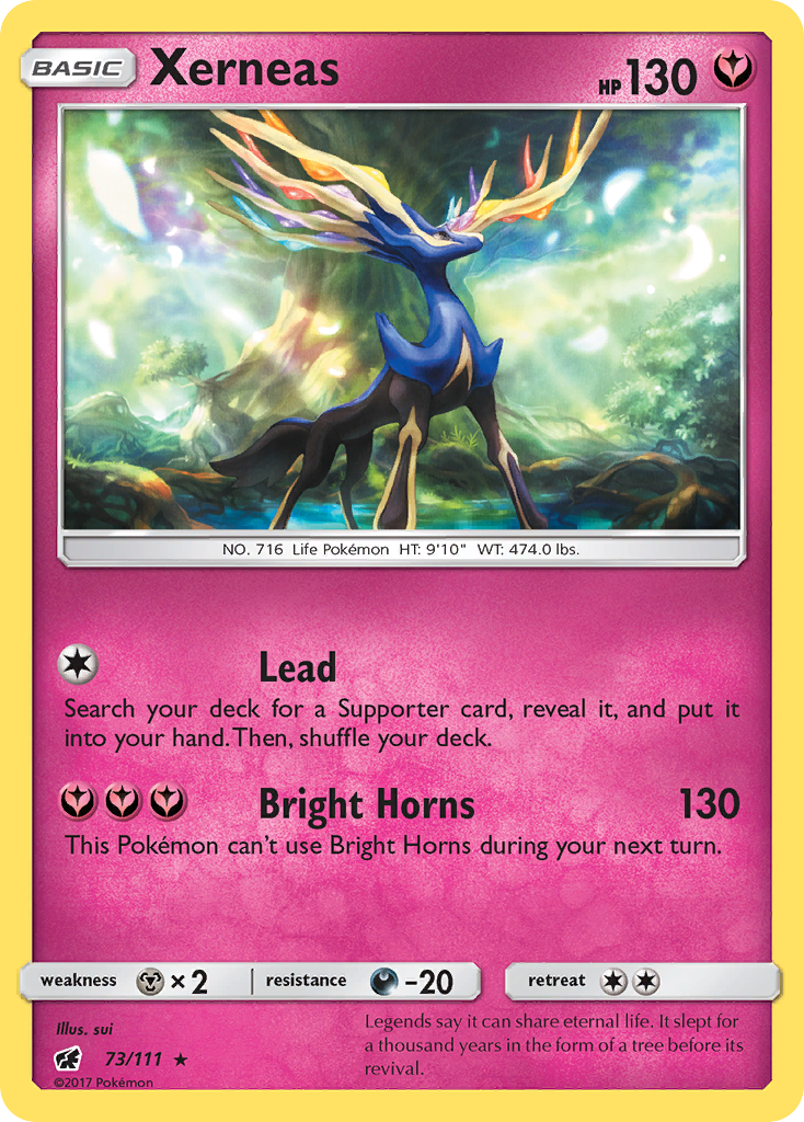 Xerneas (73/111) - Crimson Invasion Pokémon Card