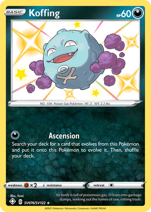 Koffing (SV076) - Shining Fates Shiny Vault
