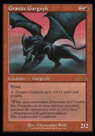 Granite Gargoyle (Magic 30th Anniversary Edition - Old Frame) Trading Card