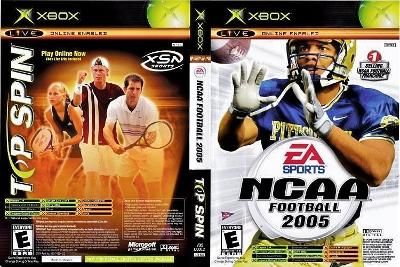 NCAA Football 2005 / Top Spin [Combo] Video Game