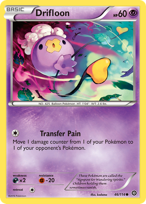 Drifloon (46/114) - Steam Siege (Reverse Holo)