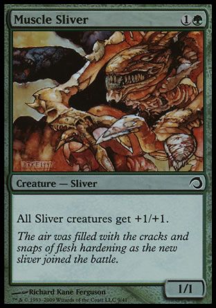 Muscle Sliver (Premium Deck Series: Slivers) Trading Card