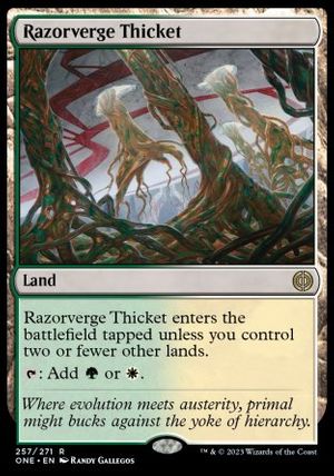 Razorverge Thicket (Phyrexia: All Will Be One)