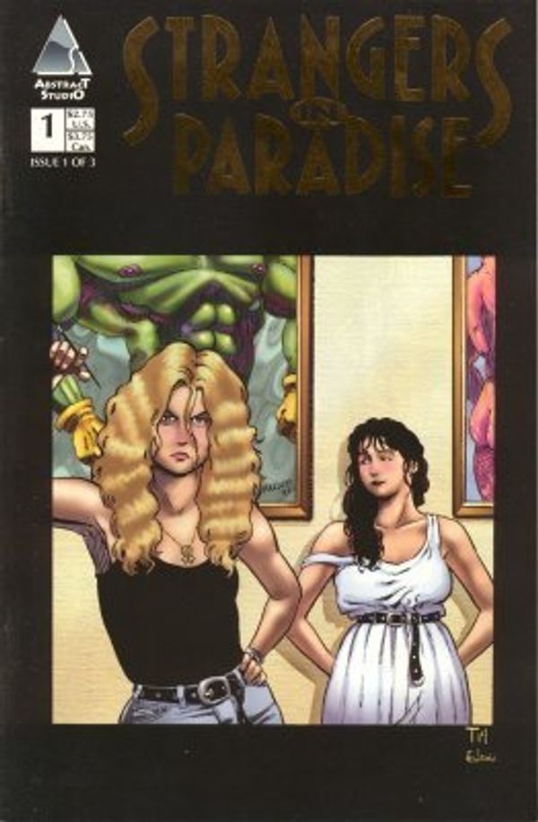 Strangers In Paradise #1 (Gold foil Logo Reprint)
